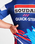 BONAVELO Tricou de ciclism cu mânecă scurtă - SOUDAL-QUICKSTEP 2025 - albastru/alb