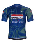 BONAVELO Tricou de ciclism cu mânecă scurtă - SOUDAL-QUICKSTEP 2026 - albastru/verde