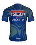 BONAVELO Tricou de ciclism cu mânecă scurtă - SOUDAL-QUICKSTEP 2026 - albastru/verde