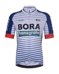 BONAVELO Tricou de ciclism cu mânecă scurtă - BORA KID 2026 - alb/multicolor