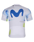 BONAVELO Tricou de ciclism cu mânecă scurtă - MOVISTAR 2026 - alb/albastru