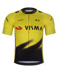 BONAVELO Tricou de ciclism cu mânecă scurtă - VISMA 2026 - galben/negru