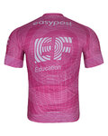 BONAVELO Tricou de ciclism cu mânecă scurtă - EDUCATION FIRST 2026 - roz