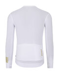 HOLOKOLO Tricou de ciclism cu mânecă lungă de vară - VICTORIOUS GOLD ELITE - alb