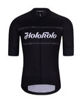 HOLOKOLO Tricou de ciclism cu mânecă scurtă - GEAR UP - negru