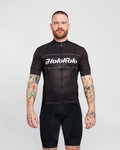 HOLOKOLO Tricou de ciclism cu mânecă scurtă - GEAR UP - negru