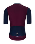 HOLOKOLO Tricou de ciclism cu mânecă scurtă - TECHNICAL  - bordo/gri