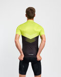 HOLOKOLO Tricou de ciclism cu mânecă scurtă - ARROW II - verde deschis/negru