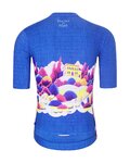 HOLOKOLO Tricou de ciclism cu mânecă scurtă - VOYAGE - albastru/multicolor