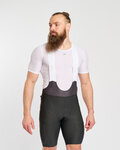 HOLOKOLO Pantaloni scurți de ciclism cu bretele - NOVEL PRO - antracit