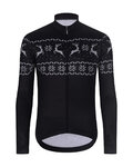 HOLOKOLO Tricou de cilism pentru iarnă cu mânecă lungă - FROSTTRAIL WINTER - negru