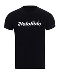 HOLOKOLO Tricou de ciclism cu mânecă scurtă - CREW - negru