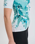 RIVANELLE Tricou de ciclism cu mânecă scurtă - FLOWERY LADY - alb/verde