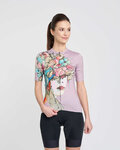 RIVANELLE Tricou de ciclism cu mânecă scurtă - MADAM FLOWER - bej/multicolor