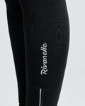 RIVANELLE Pantaloni de ciclism lungi cu bretele - PROFIT - negru