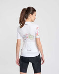 RIVANELLE Tricou de ciclism cu mânecă scurtă - MAAPPI ELITE LADY - alb/multicolor