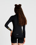 RIVANELLE Tricou de ciclism cu mânecă lungă de vară - VICTORIOUS GOLD ELITE LADY - negru