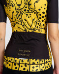 RIVANELLE Tricou de ciclism cu mânecă scurtă - CHEETAH II - galben/negru