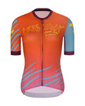 RIVANELLE Tricou de ciclism cu mânecă scurtă - LESS TALK - roșu/multicolor