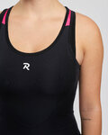 RIVANELLE Tricoul de ciclism fără mâneci - SPARK ELITE - negru/roz