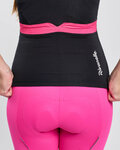 RIVANELLE Tricoul de ciclism fără mâneci - SPARK ELITE - negru/roz