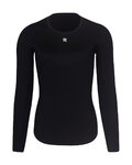 RIVANELLE Tricou de ciclism cu mânecă lungă - WINTER BASE LAYER - negru