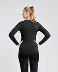 RIVANELLE Tricou de ciclism cu mânecă lungă - WINTER BASE LAYER - negru