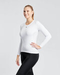 RIVANELLE Tricou de ciclism cu mânecă lungă - WINTER BASE LAYER - alb