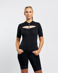 RIVANELLE Tricou de ciclism cu mânecă scurtă - GLAMOR - negru