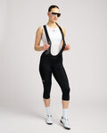 RIVANELLE Pantaloni de ciclism 3/4 cu bretele - ELITE 3/4 LADY  - negru