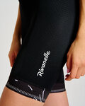 RIVANELLE Salopetă de ciclism - TEMPO - alb/negru