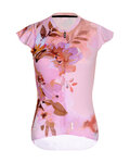 RIVANELLE Tricou de ciclism cu mânecă scurtă - MISS FLOWERY - roz