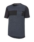 IXS Tricou de ciclism cu mânecă scurtă - FLOW X - negru