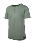 IXS Tricou de ciclism cu mânecă scurtă - FLOW MERINO - verde