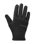SHIMANO Mănuși cu degete lungi de ciclism - LIGHT THERMAL - negru
