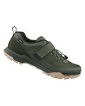 SHIMANO Pantofi de ciclism - SH-EX500 - verde
