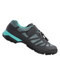SHIMANO Pantofi de ciclism - SH-MT502 - albastru deschis/gri