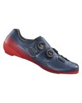 SHIMANO Pantofi de ciclism - SH-RC702 - roșu/albastru