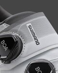 SHIMANO Pantofi de ciclism - SH-RC702 - alb