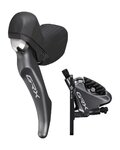 SHIMANO schimbare - GRX ST-RX810LA/BR-RX810F - negru