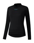 SHIMANO Tricou de ciclism cu mânecă lungă - BEAUFORT LONG - negru