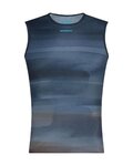 SHIMANO Tricou de ciclism fără mâneci - VERTEX PRIMA SL PRINTED - albastru