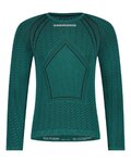 SHIMANO Tricou de ciclism cu mânecă lungă - VERTEX LONG - verde