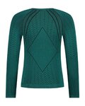 SHIMANO Tricou de ciclism cu mânecă lungă - VERTEX LONG - verde