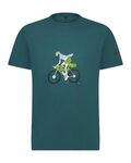 SHIMANO Tricou de ciclism cu mânecă scurtă - SENTIERO LTD - verde