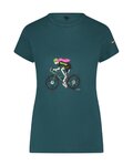 SHIMANO Tricou de ciclism cu mânecă scurtă - SENTIERO LTD - verde