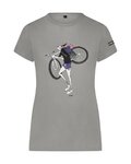 SHIMANO Tricou de ciclism cu mânecă scurtă - SENTIERO LTD - gri