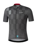 SHIMANO Tricou de ciclism cu mânecă scurtă - AEROLITE - gri