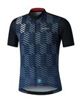 SHIMANO Tricou de ciclism cu mânecă scurtă - AEROLITE - albastru