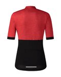 SHIMANO Tricou de ciclism cu mânecă scurtă - ELEMENT - roșu/negru